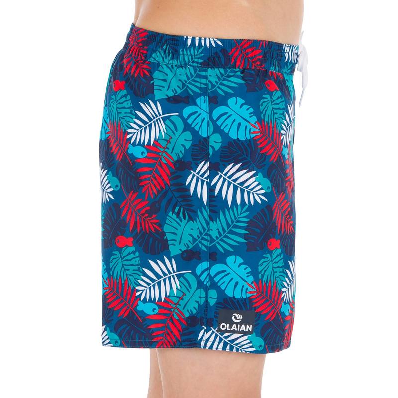 Quần short lướt ván Decathlon OLAIAN00 trẻ em - Đỏ size 4 Tuổi