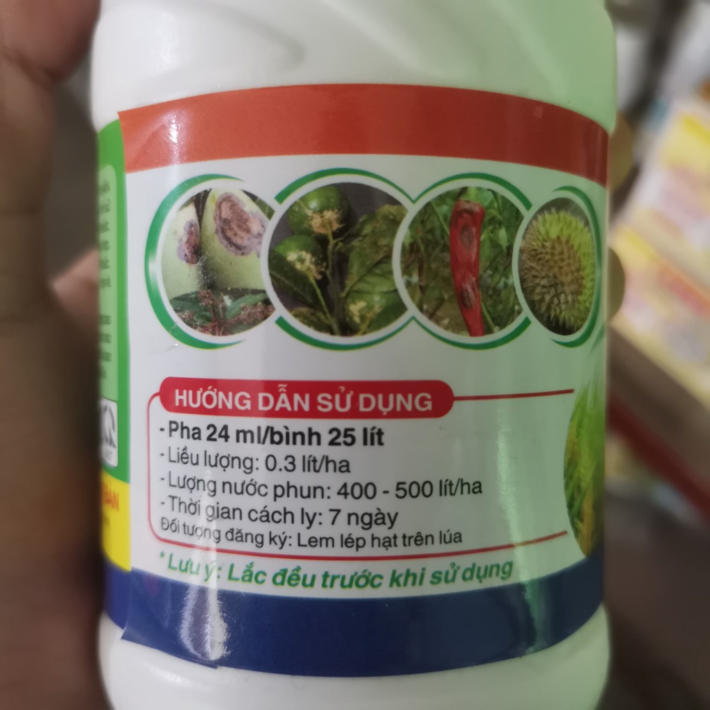 Top Naka japan 240ml Lem lép hạt, đạo ôn, vàng lá do nấm, trên lúa, Thán thư, ghẻ sẹo, cháy lá, thối quả, trên cam, quýt