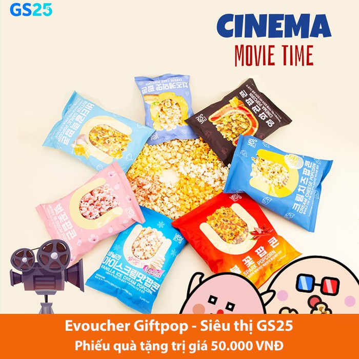 Evoucher [Hồ Chí Minh] Phiếu quà tặng áp dụng tại cửa hàng GS25 trị giá 50k