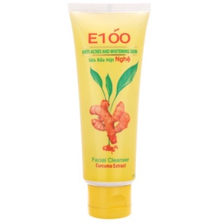 Sữa rửa mặt E100 nghệ sạch mụn cám 100g