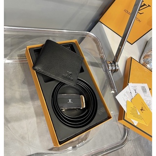 Set Thắt Lưng Nam Lv kèm ví nam Fullbox kèm túi giấy hãng