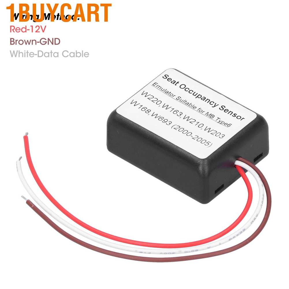 1buycart Seat Occupancy Sensor Emulator Fit for Mercedes‑Benz Type 6 W220/W163/W210/W203/W168/W639