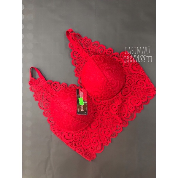 Áo Bra ren 1290, hàng thái Lan, ren mềm mại, dáng croptop
