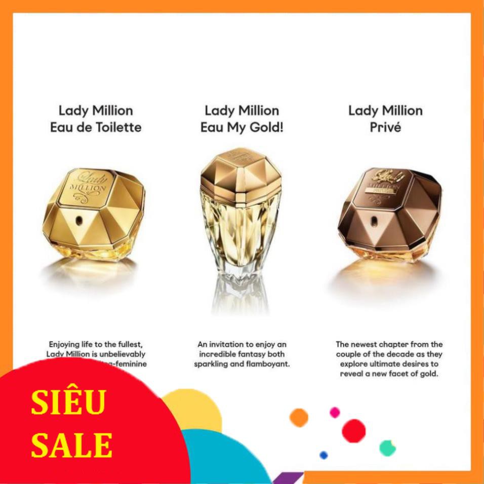 [ SIÊU HOT ] Nước hoa Paco Rabane Lady Million Lucky Test 10ml/20ml Spray / Chuẩn authentic [ Nước Hoa Chất ]