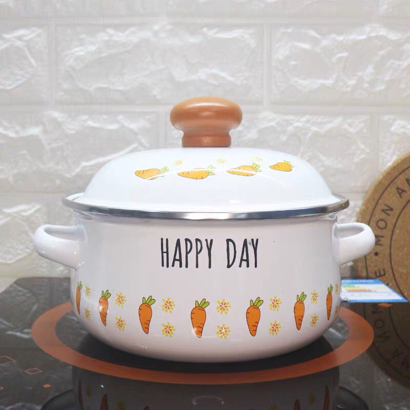 CÓ SẴN - Nồi gốm tráng men Nhật Bản