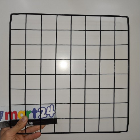 Khung lưới sắt trang trí 35x35cm có 3 màu trắng đen hồng