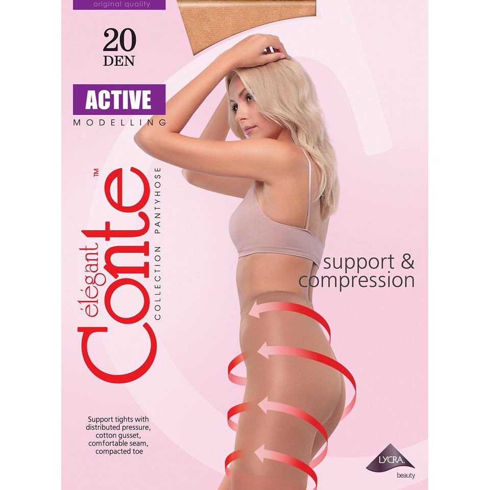 Quần tất Conte Nga thon gọn, dai, mềm mịn, đàn hồi cao