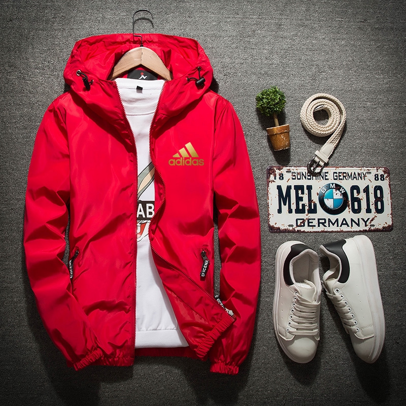 Áo Khoác Thể Thao ADIDAS Chống Gió Thoáng Khí Thời Trang Cho Nam