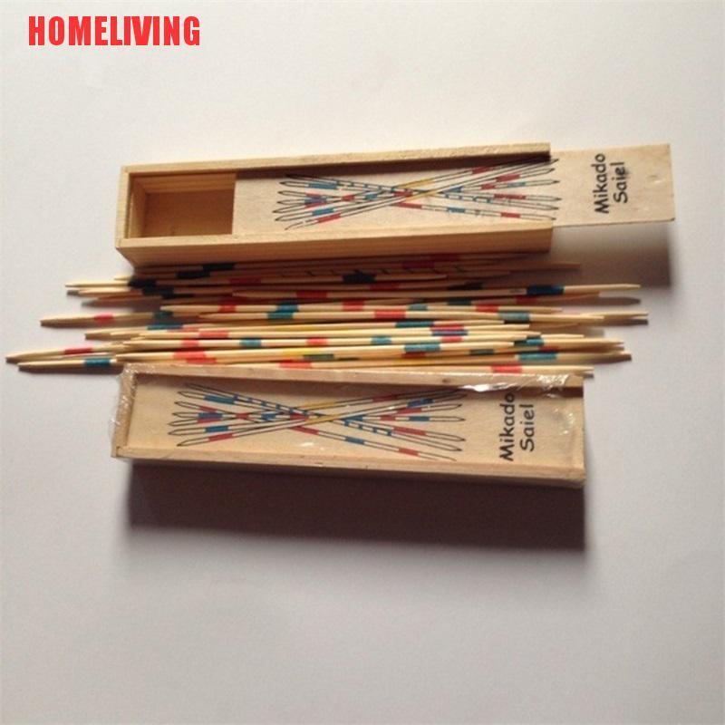 Hộp Đồ Chơi Nhặt Que Gỗ Truyền Thống Cổ Điển