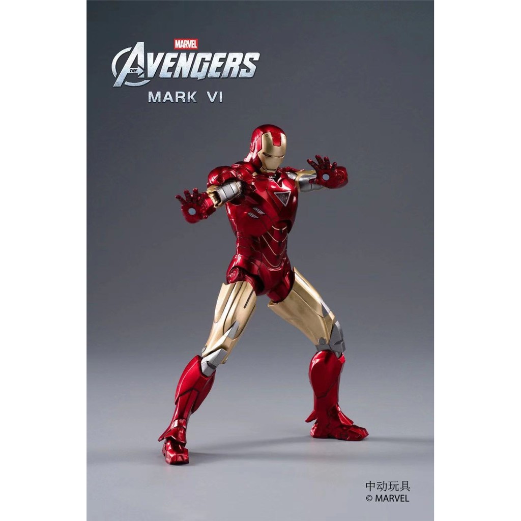 Mô hình ZDToys Iron Man Mark VI (MK6) Tỉ lệ 1:10