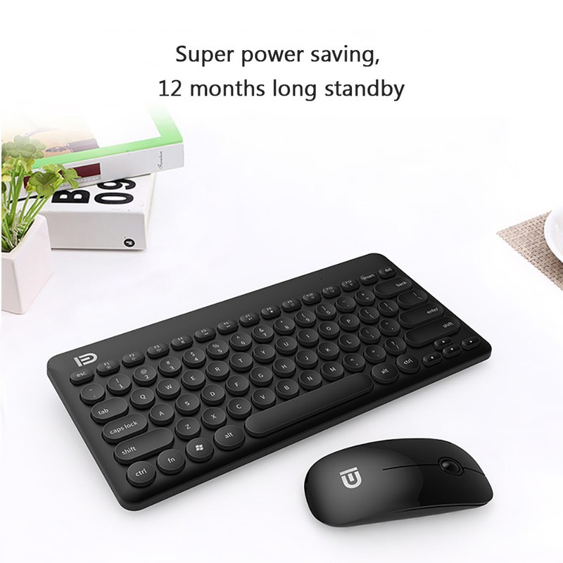Bộ Phím Chuột Không Dây Siêu Mỏng Forter ik6620