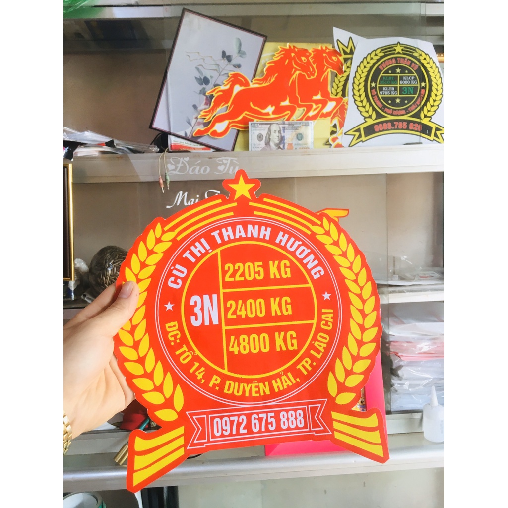 Logo Trọng Tải xe Ôtô Theo yêu cầu