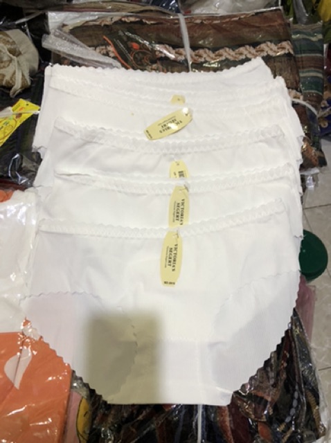 Combo 5 Quần lót trắng cotton lạnh trơn hàng xịn LO6