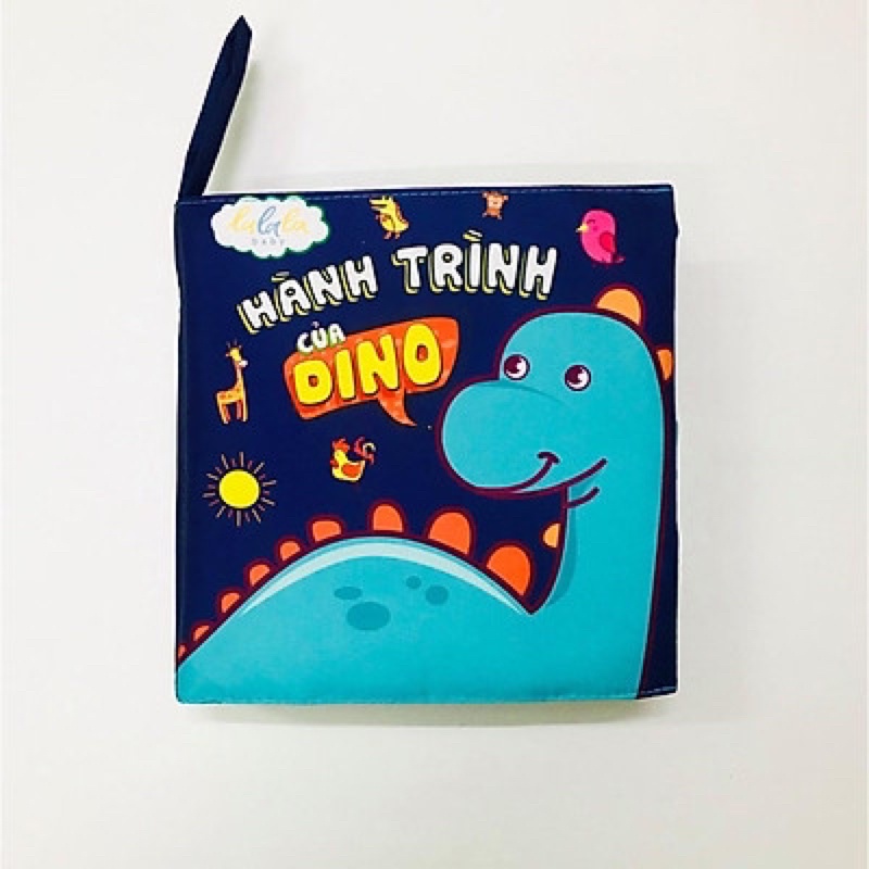 Hành Trình DINO- sách vải tương tác chính hãng lalalababy