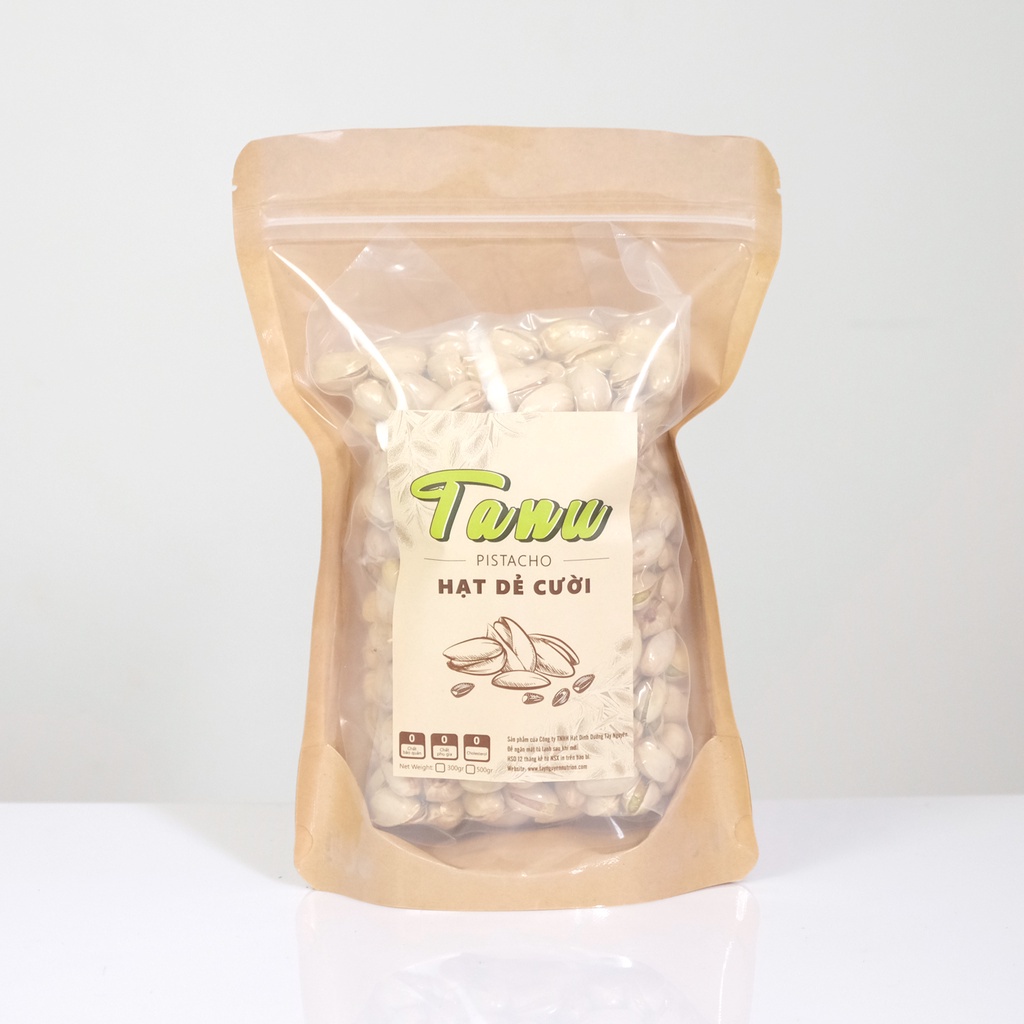 Hạt dẻ cười rang muối hộp 500g ăn vặt mẹ bầu ăn kiêng giảm cân