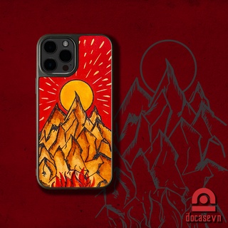 Ốp da Đỏ Case - BST Ngũ Hành - Thổ - Ốp iphone/samsung - Docase.vn