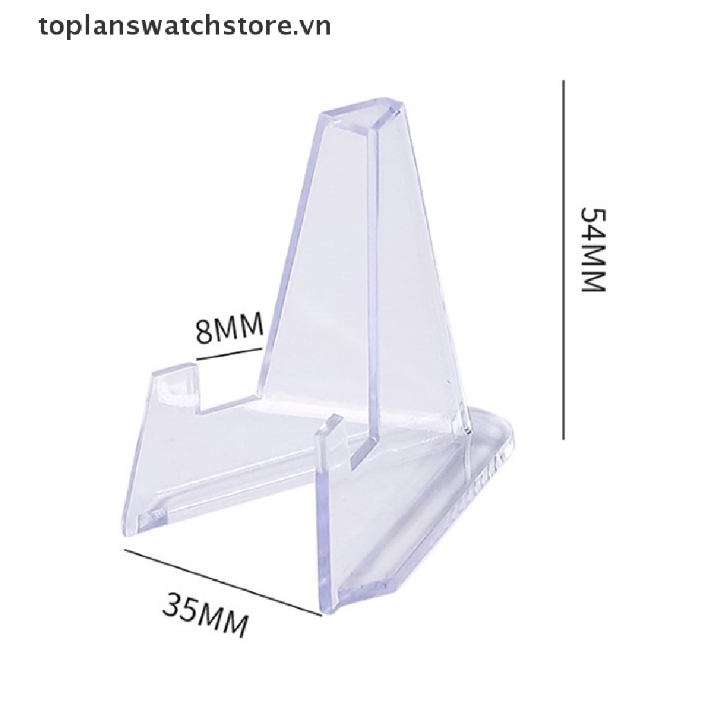 Set 10 Giá Đỡ Trưng Bày Đồng Xu Bằng Acrylic