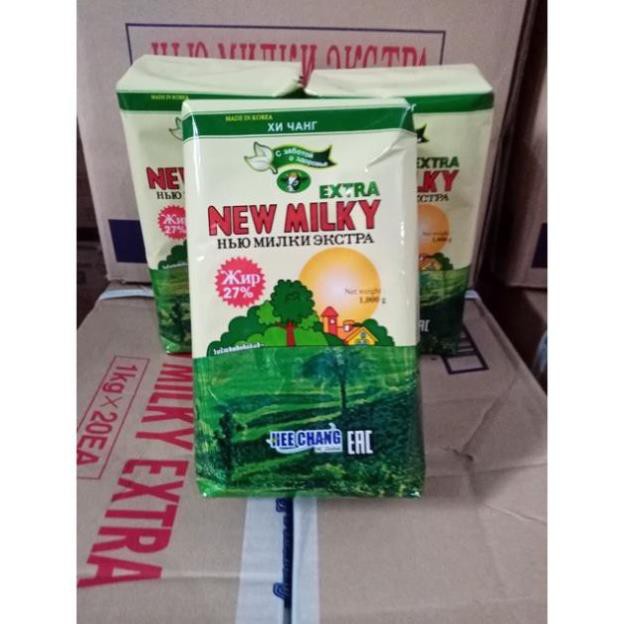 XẢ LỖ SỮA BÉO NGA NEW EXTRA MILKY 1KG/TÚI