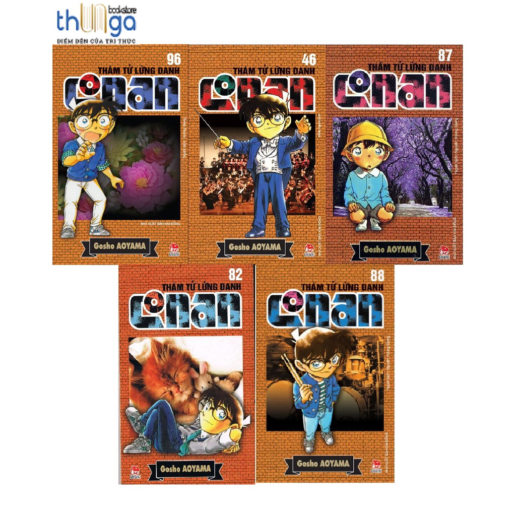 Sách - Combo Conan - 5 quyển