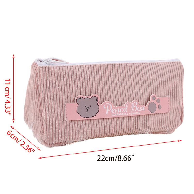 Túi Đựng Bút/Đồ Trang Điểm Đa Năng Có Khóa Kéo Tiện Dụng