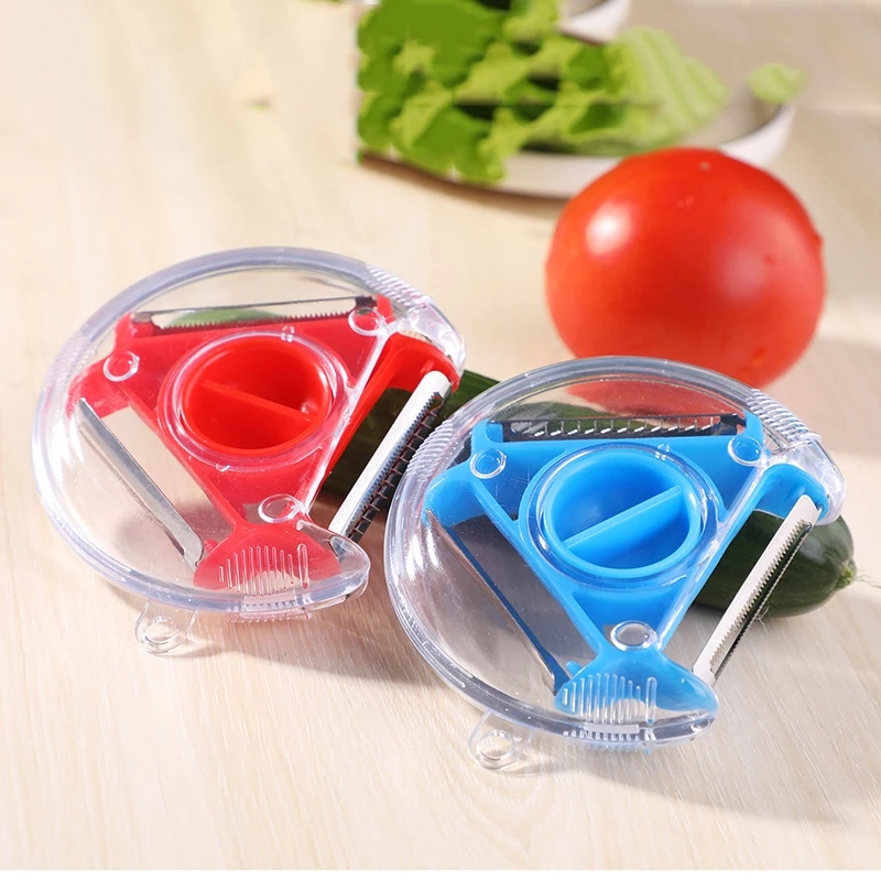 Dụng cụ bào gọt rau củ quả 3 trong 1 đa năng gồm lưỡi gọt da cứng / lưỡi bào / lưỡi gọt da mềm