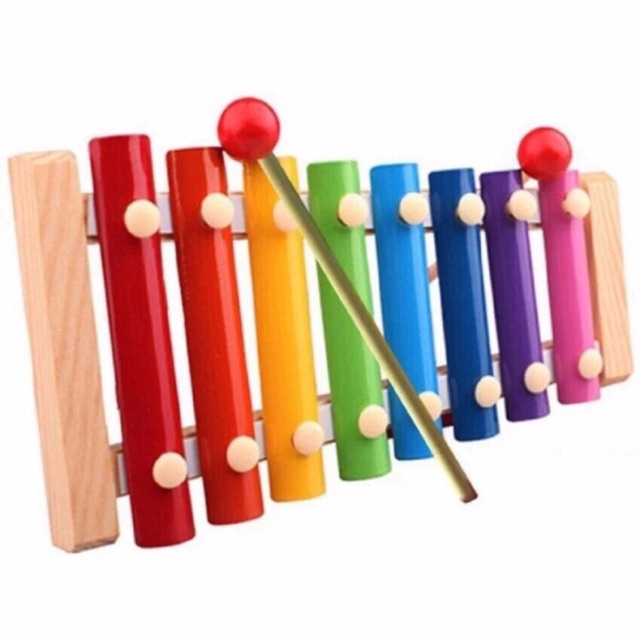Đồ chơi Đàn Piano Xylophone gỗ 8 thanh quãng - Đồ chơi âm nhạc cho bé giúp trẻ phát triển năng khiếu âm nhạc