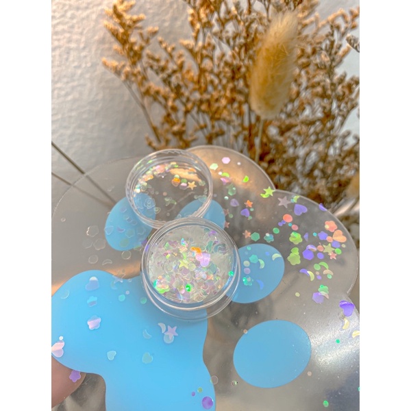 Nhũ ẩn mix ánh thuỷ tinh