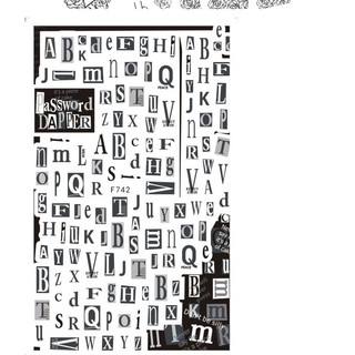 sticker chữ cái nhé a