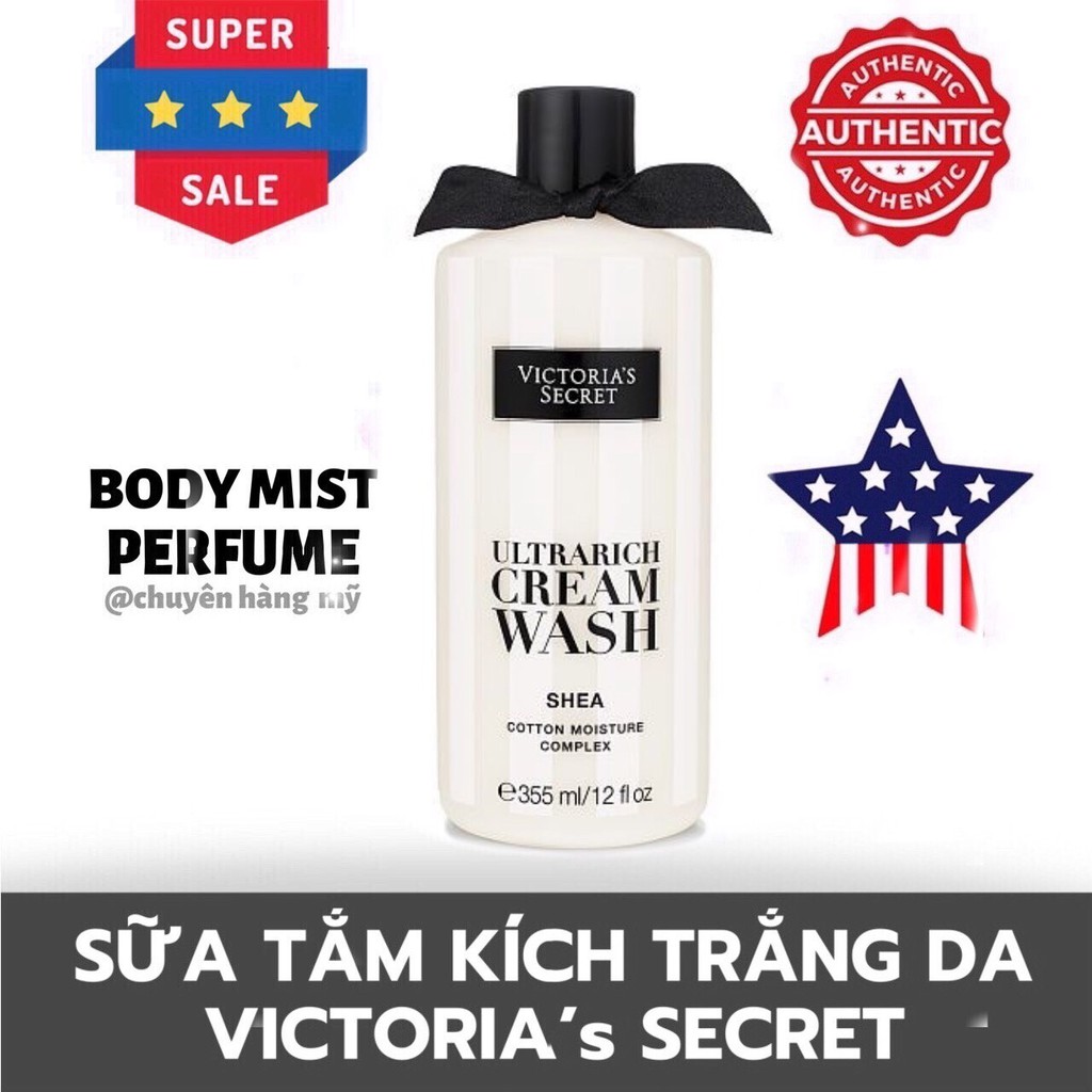 𝗕𝗢𝗗𝗬𝗠𝗜𝗦𝗧𝗣𝗘𝗥𝗙𝗨𝗠𝗘⚜️Sữa tắm kích trắng Chính Hãng Auth Victoria’s Secret Shea 350ml