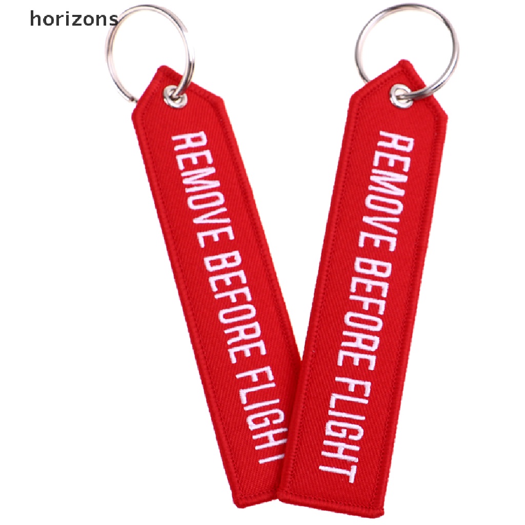 Móc Khóa Có Dây Buộc Thẻ Chữ Remove Before Flight