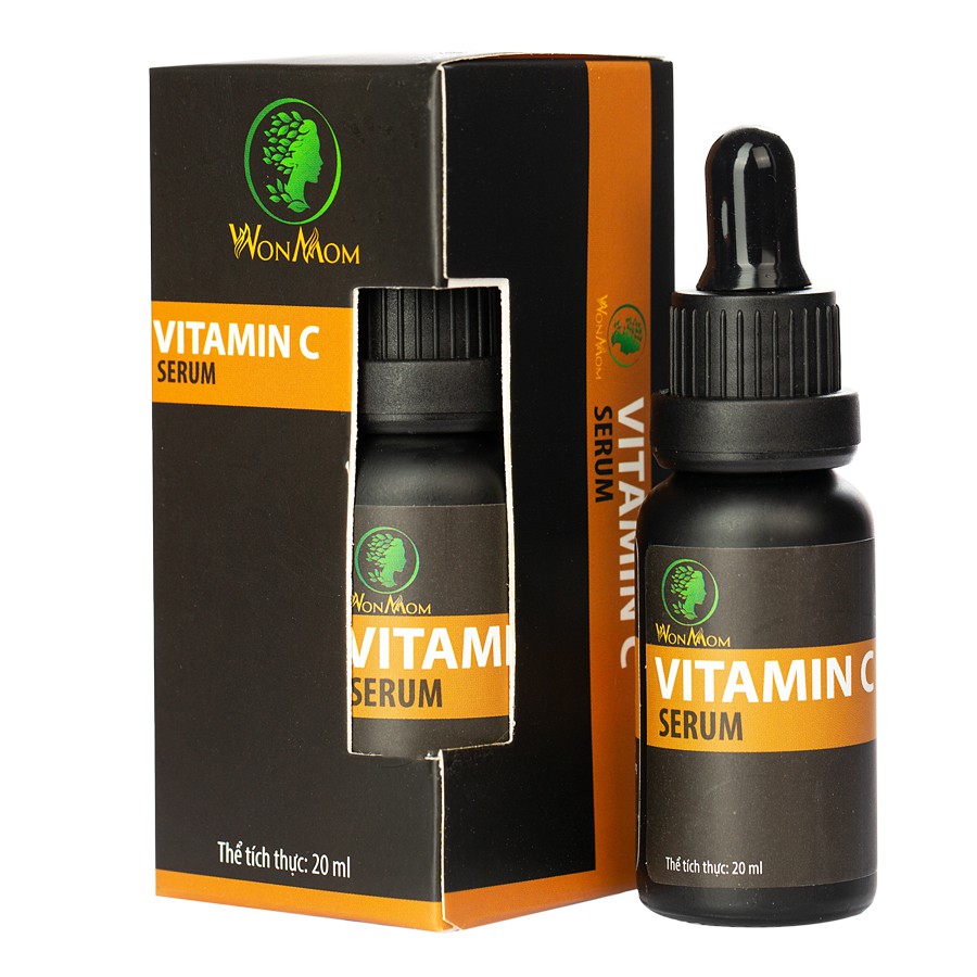 [ Giảm 35K - Đơn 339K ] Serum Vitamin C Giúp Trắng Hồng, Tái Tạo Da Mặt Wonmom 20ml