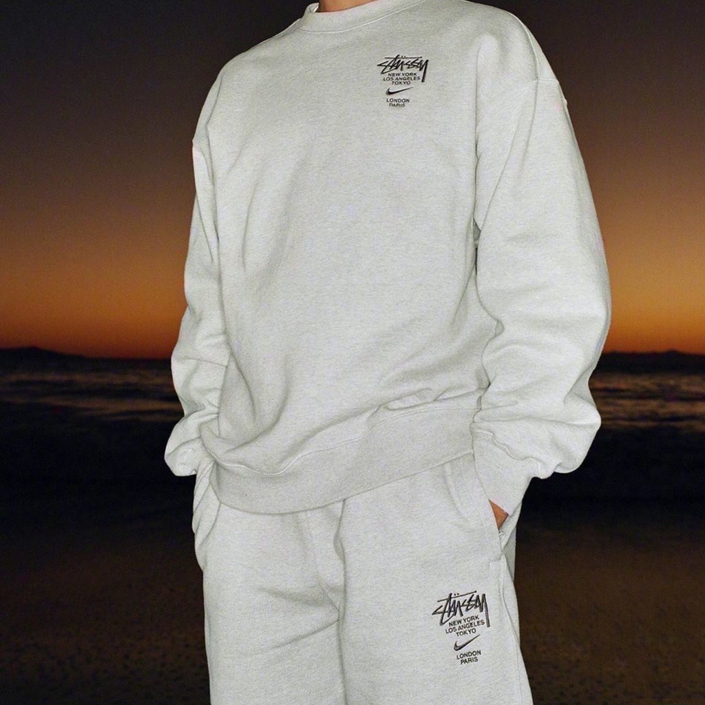 ▲■Nike x stussy 2021 Quần Dài Dáng Rộng Thoáng Khí Dành Cho Nam Và Nữ