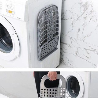 Giỏ treo cạnh máy giặt đa năng gấp gọn