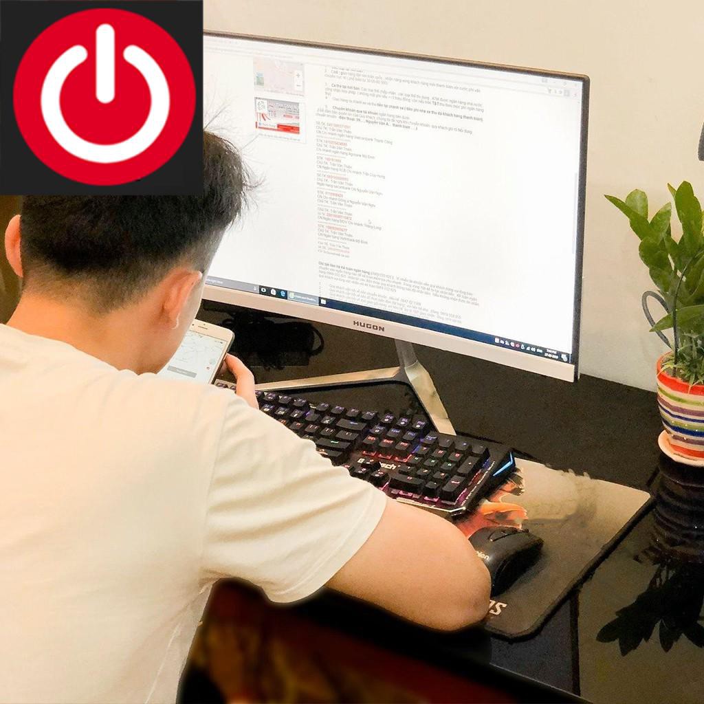 MÀN HÌNH MÁY TÍNH CONG Q24 75hz MỚI 100% - HUGON Quốc Tế Q24 CONG