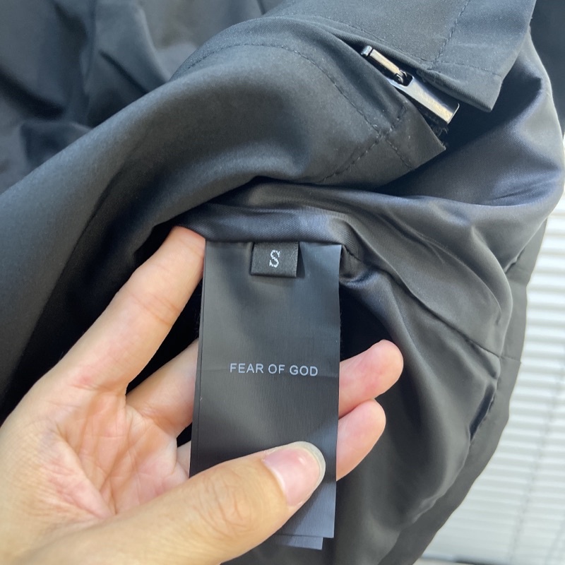 ⚡️[Nomar Quality] - Áo Khoác FEAR OF GOD Vintage Black Souvenir Jacket Seventh Collection, Áo khoác gió FOG