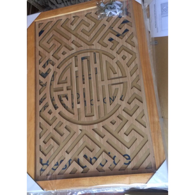 Tấm trống ám khói kt 41x41 màu vàng sáng