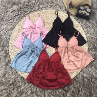 Đùi satin có mút ngực nha