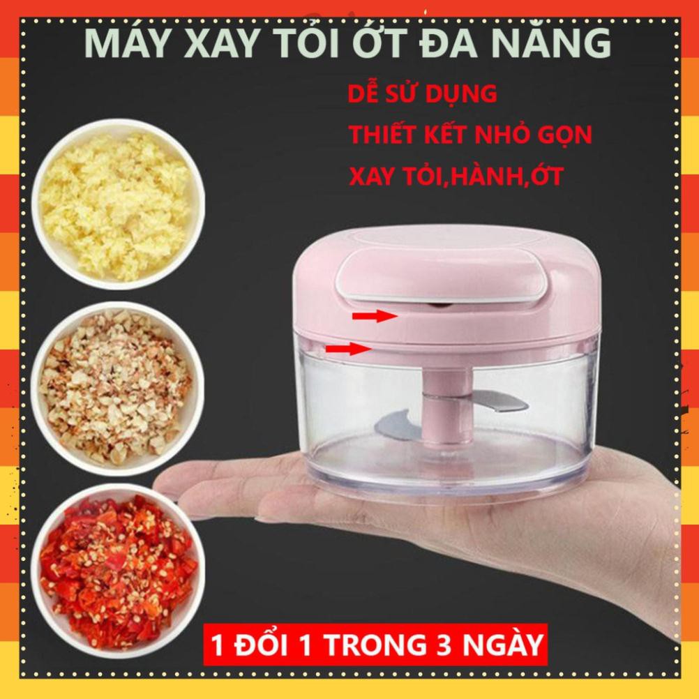 Máy xay tỏi❤️SALE❤️Máy xay tỏi ớt cao cấp mini cầm tay đa năng thế hệ mới tiện dụng xay mọi loại gia vị