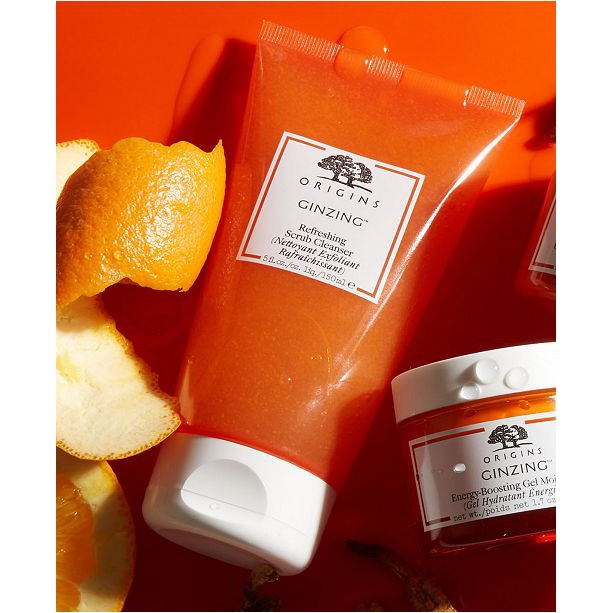 Origins 🍊 Gel rửa mặt tẩy tế bào chết Origins GinZing Refreshing Scrub Cleanser