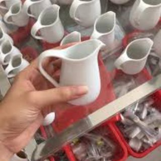 Bình Rót sữa sứ trắng 35ml 75ml 100ml