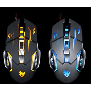 XẢ KHO Chuột Máy Tính Laptop Giá Rẻ, Đẹp, Tốt Cho Game Thủ Có Led Nhiều Màu T_WOLF V6 GAME MOUSE CÓ DÂY