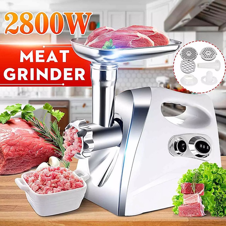 [Mã ELHADEV giảm 4% đơn 300K] Máy xay thịt đa năng, đùn thịt làm dồi sụn 2800W - có chống tắc