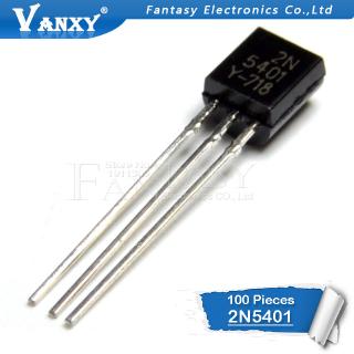 Bộ 100 triac bán dẫn 2n5401 To-92 To92 0.3a 160v Pnp
