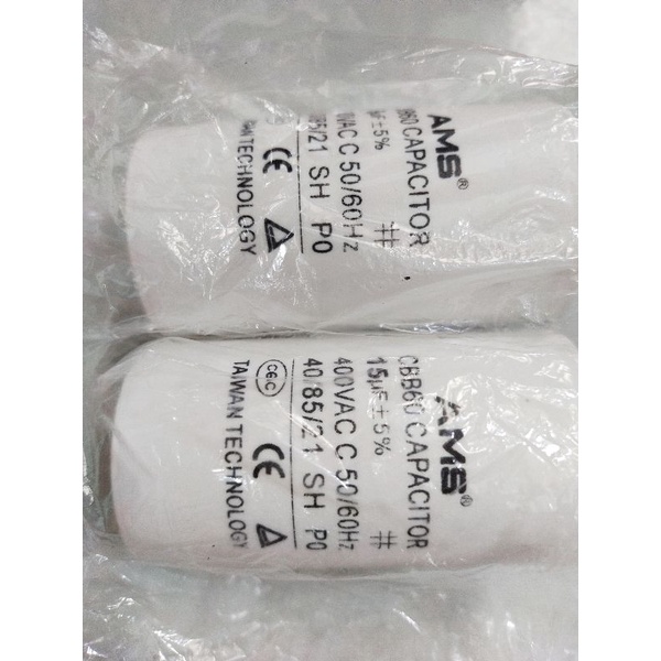 Tụ Motor cửa cuốn 15uf/400 VAC