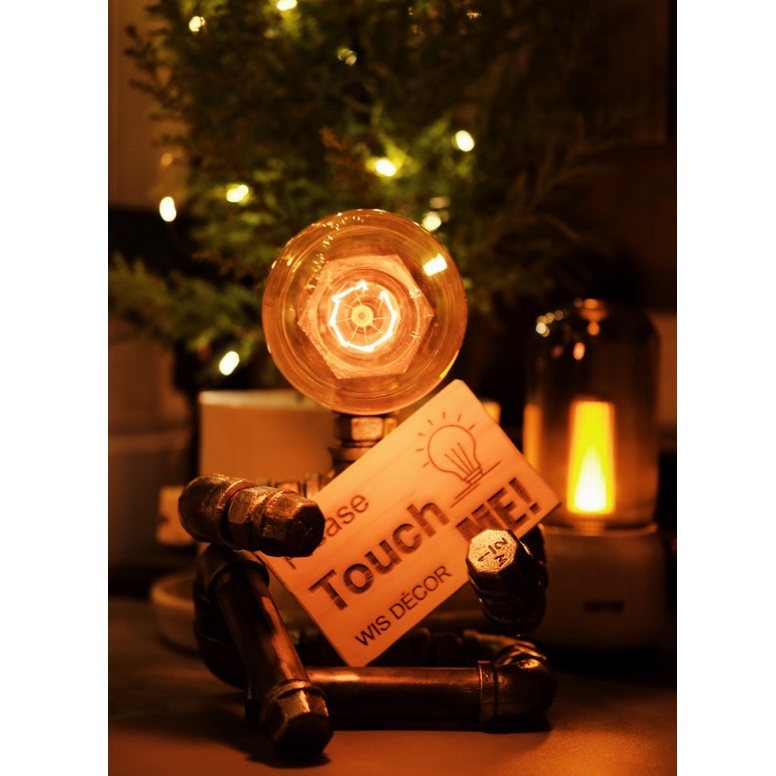 Đèn Decor - Đèn Ống Nước Trang Trí Bóng Sợi Đốt Edison - The TouLi