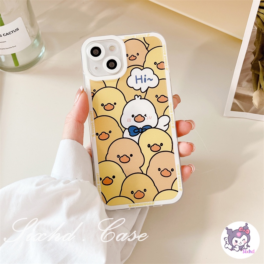 Ốp Lưng Điện Thoại cho Redmi 10C 12C 11A 10A 10 Note 12 11 11s 10 9 8 7Pro 9T 9C 9A 9 A2 A1 Xiaomi 12 11 Lite 11T 10T Poco F3 M3 M4 F3 X3 X4Pro sixhd Ốp Điện Thoại Silicon Tpu Mềm Trong Suốt Họa Tiết Vịt Vàng Cho