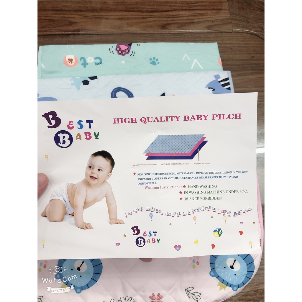 Tấm lót chống thấm 3 lớp Baby Pilch