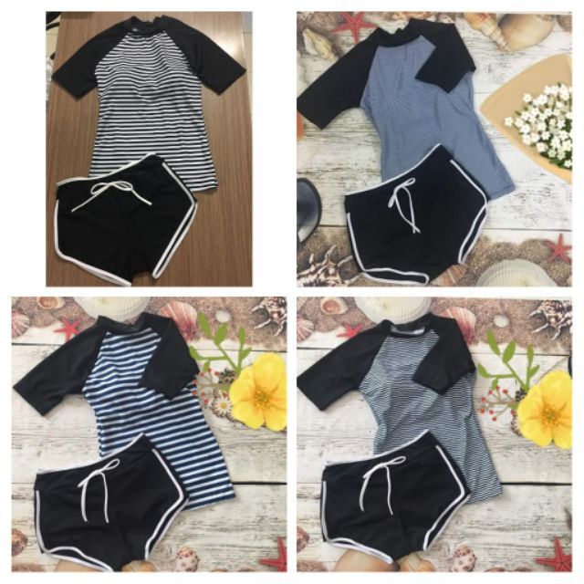 Đồ bơi - bikini tay lỡ kín đáo | BigBuy360 - bigbuy360.vn