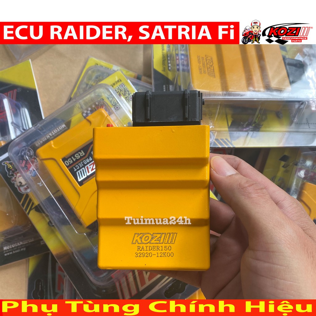 ECU mở tua Raider Fi và Satria Fi 150 Kozi 8 Map Tăng Chỉnh