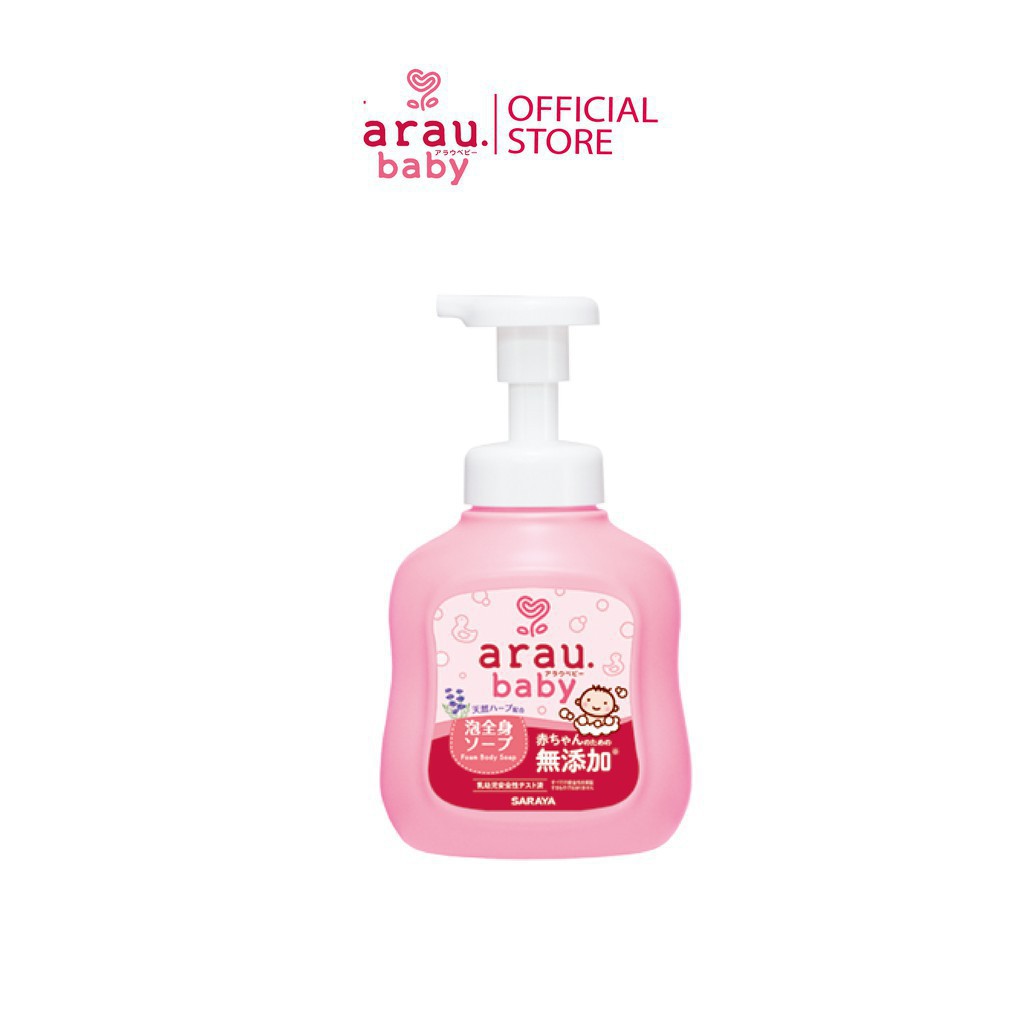 Quần dài sơ sinh trắng in hình bình sữa cho bé yêu Sữa tắm trẻ em Arau Baby dạng bình 450ml